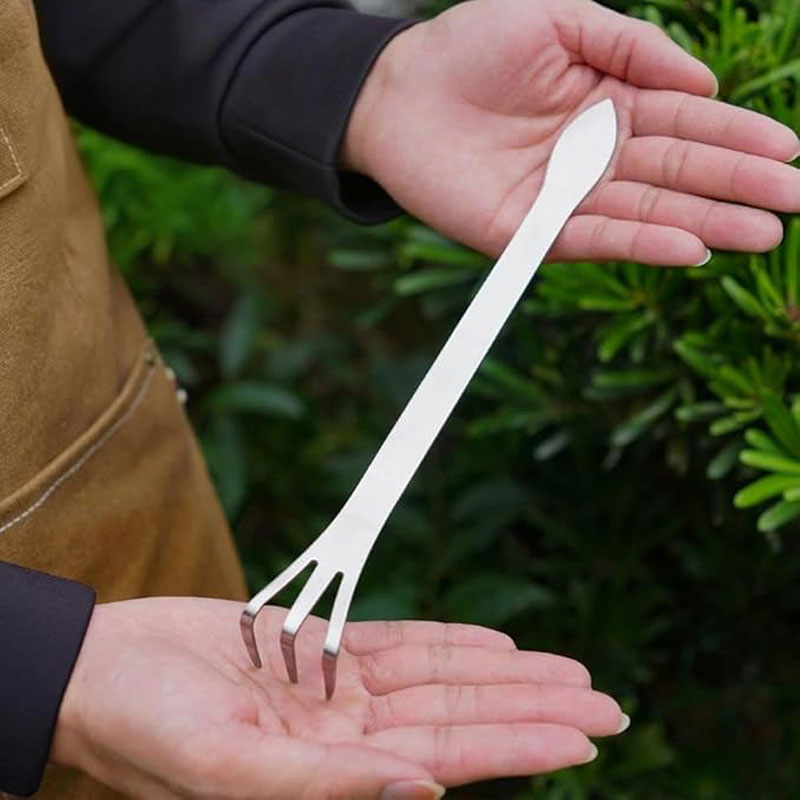 Bonsai Garden Tools - Stainless Steel Root Rake Hand-held Bonsai