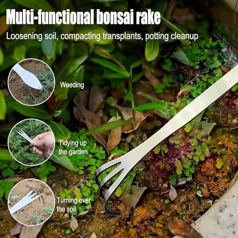 Stainless Steel Root Rake Hand - огляд і ціна Bonsai Garden Tools