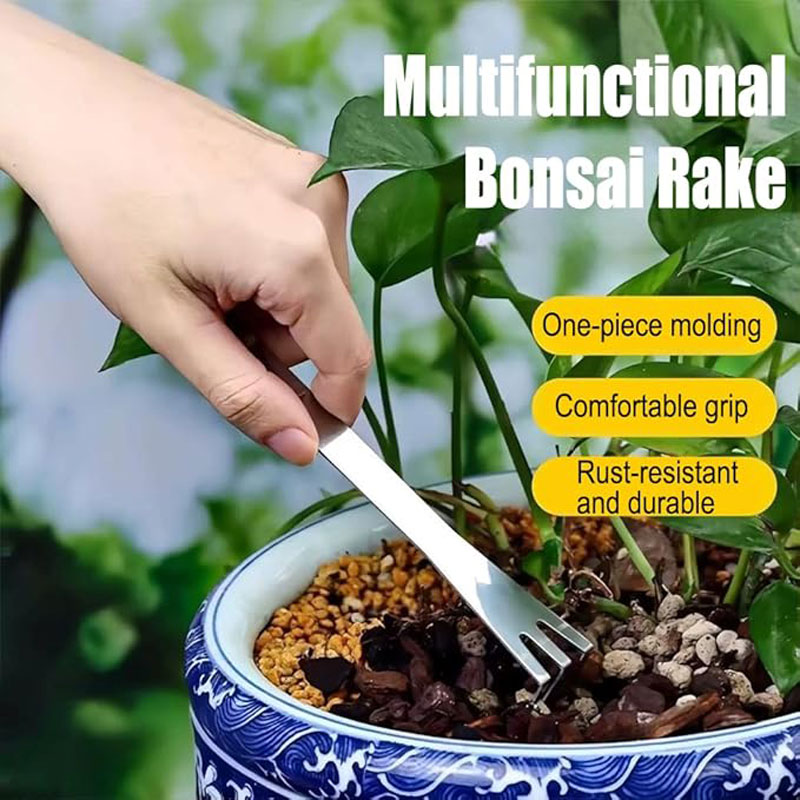 Stainless Steel Root Rake Hand - огляд і ціна Bonsai Garden Tools