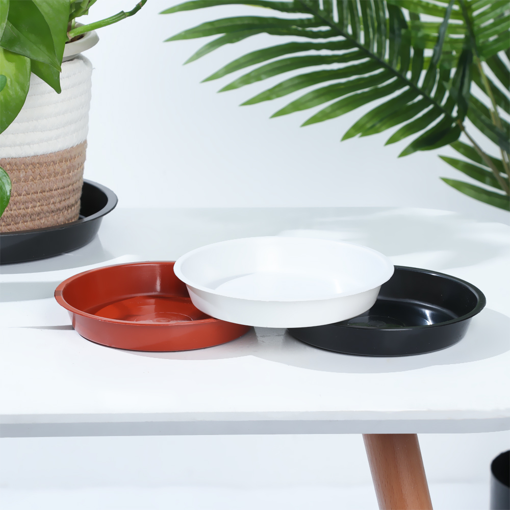 3Pcs Round Shaped Plant Trays  - огляд і ціна Drip Tray Saucer