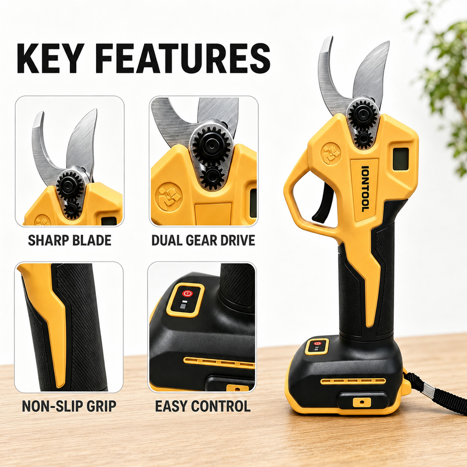 IONTOOL Yellow Brushless Cordl - огляд і ціна Bonsai Garden Tools