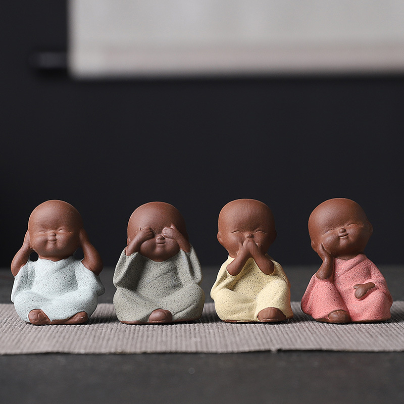 Y Ceramic Mini Monk Figurines  - огляд і ціна Bonsai Garden Meaning