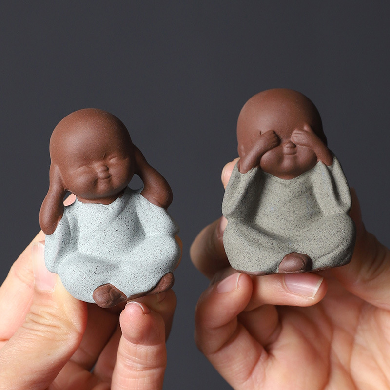 Y Ceramic Mini Monk Figurines  - огляд і ціна Bonsai Garden Meaning