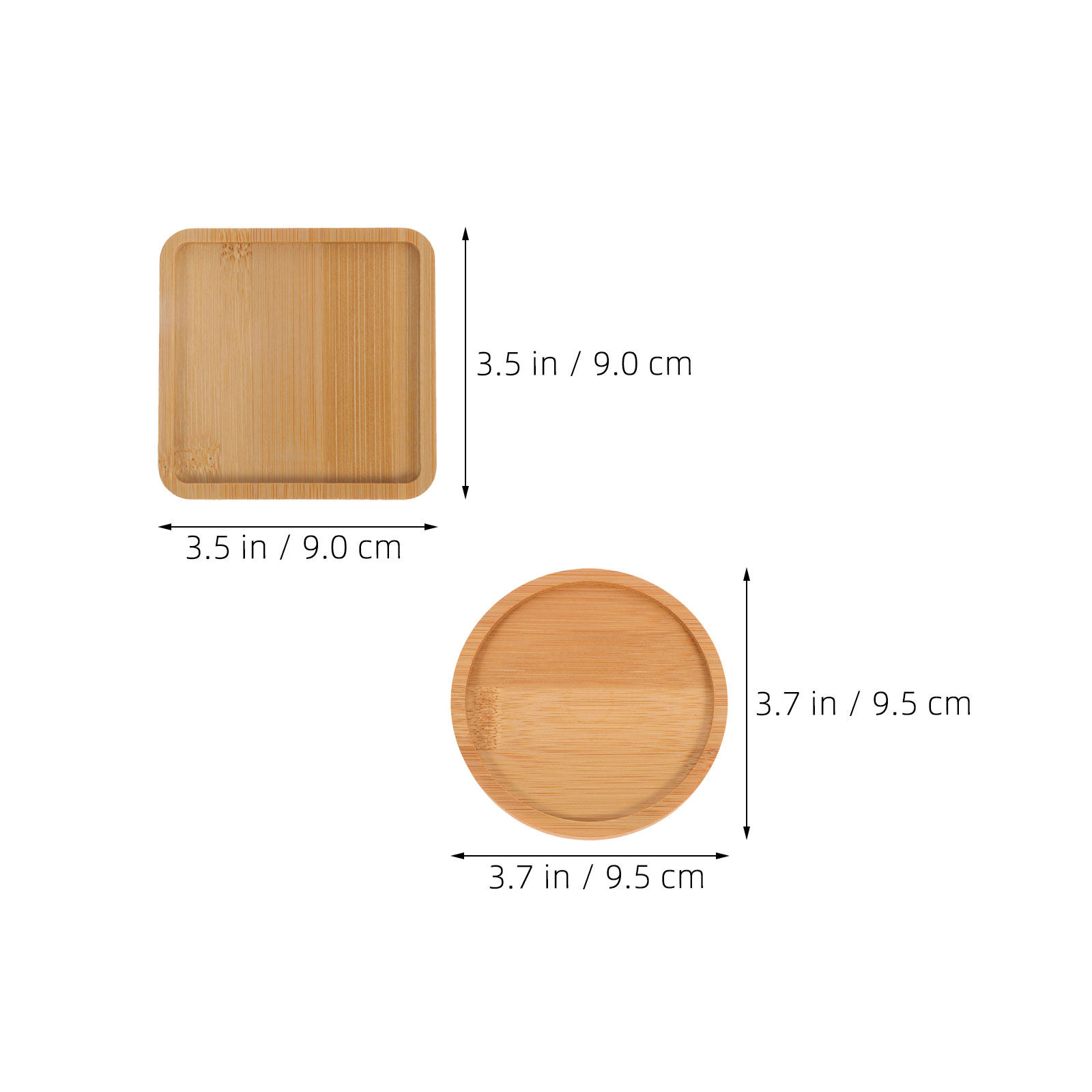 10Pcs Bamboo Drink Coaster Sau - огляд і ціна Drip Tray Saucer