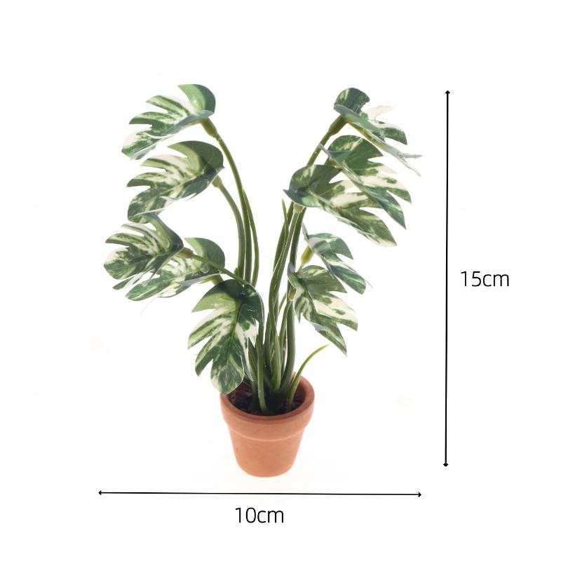 New.1PC 1/12 Dollhouse Simulat - огляд і ціна Bonsai Garden Plants