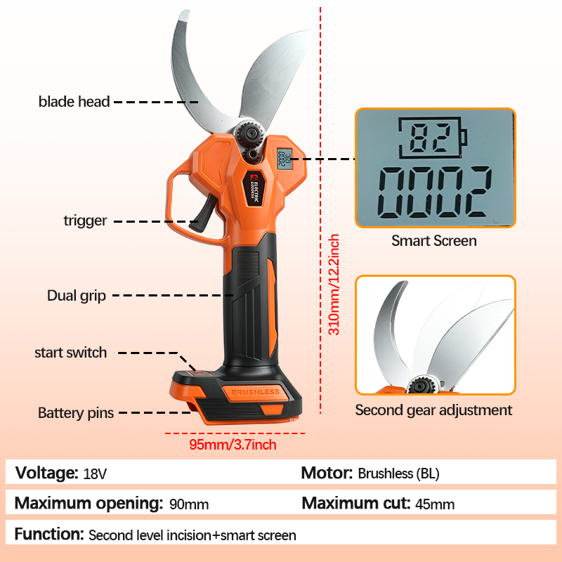 Electric Goddess Brushless 45m - огляд і ціна Bonsai Garden Tools