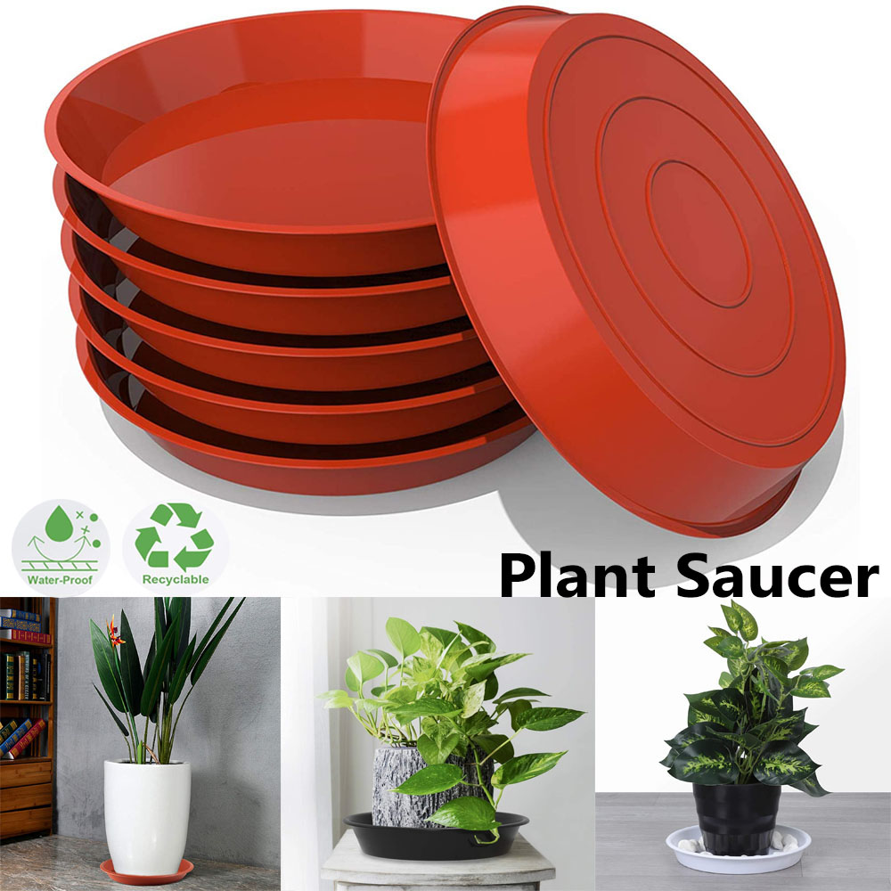 3Pcs Garden Round Flower Pot D - огляд і ціна Drip Tray Saucer